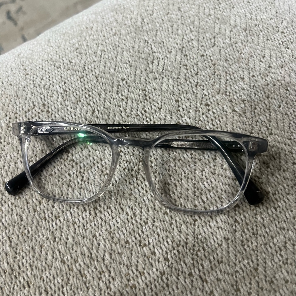 Seraphine  Gray Clear Eyewear Frame handmade in Japan - Picture 14 of 16